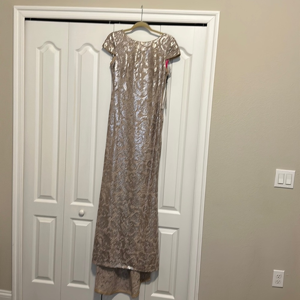 Calvin Klein special occasion dress. Beige, size 8